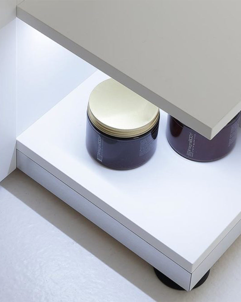 The Lumina - White massage table - with motor