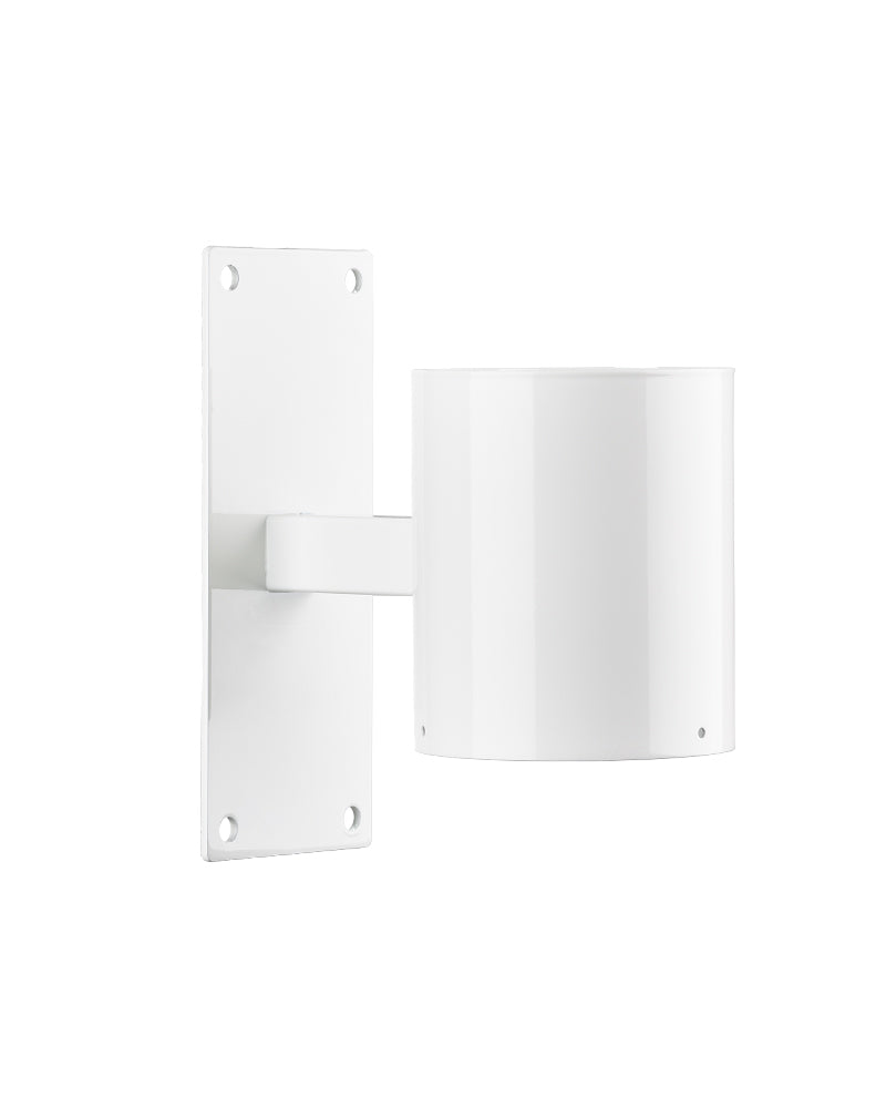 White wall bracket for extraction arm