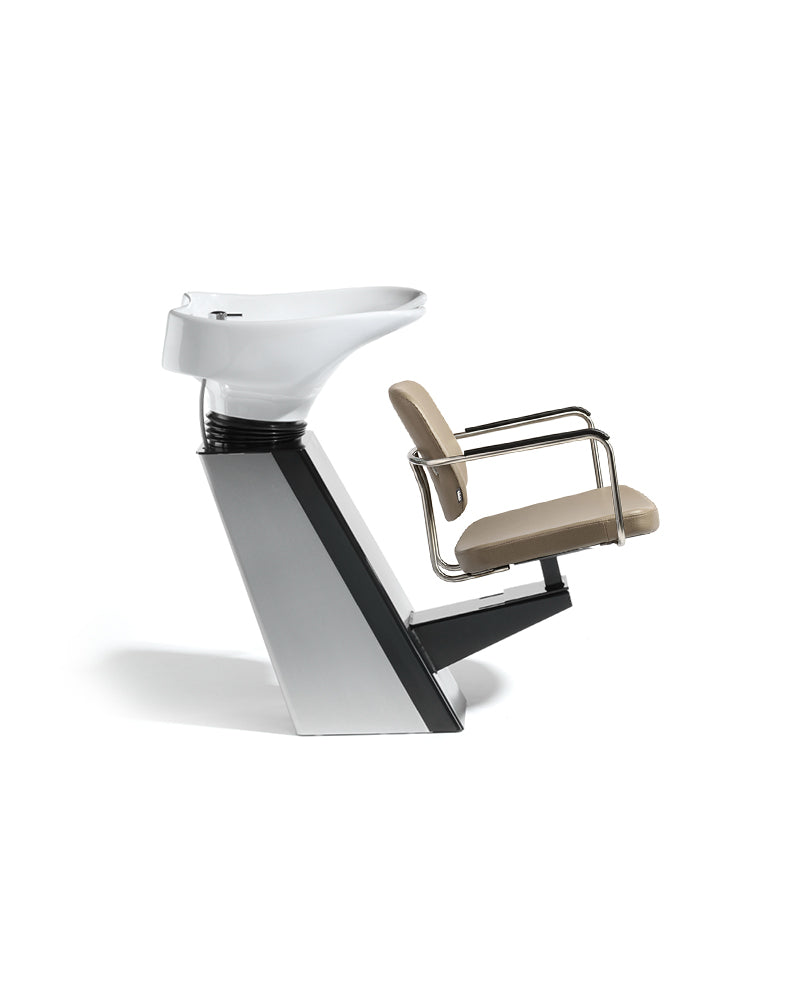 Gogo Aquaplus – Beige washing unit with white basin