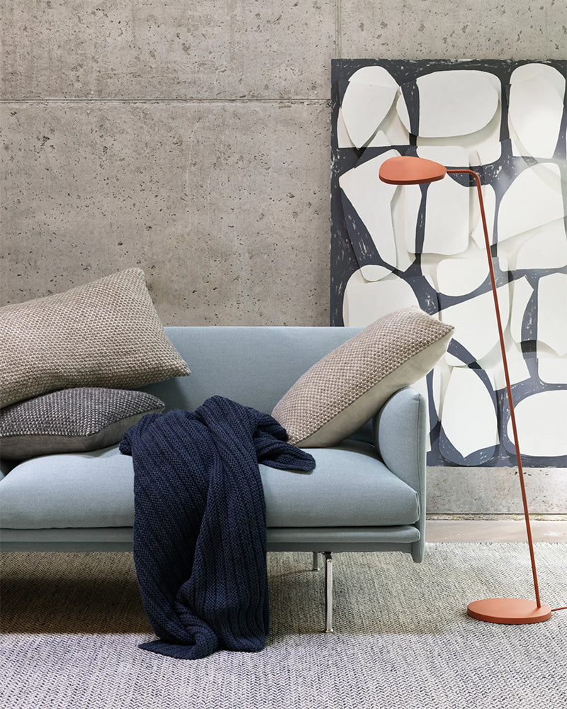 Ample - Blue throw rug