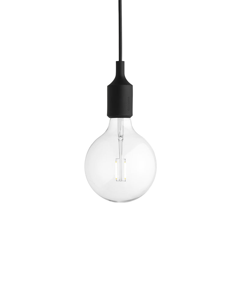 E27 LED - Black ceiling lamp