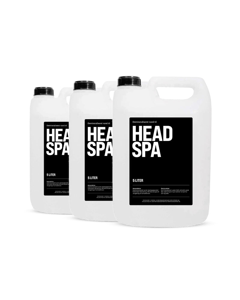 Demineralised water for Head Spa and hair steamers – 15L