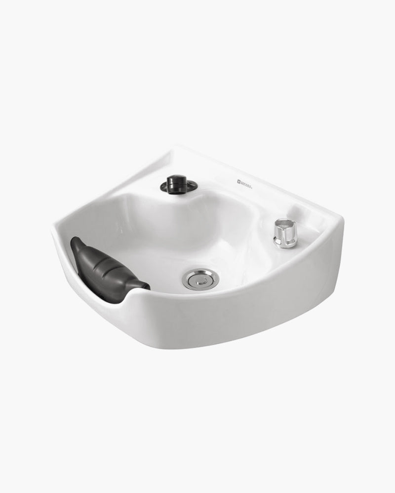 Majolica barbervask til salonen. Passer til barberstol