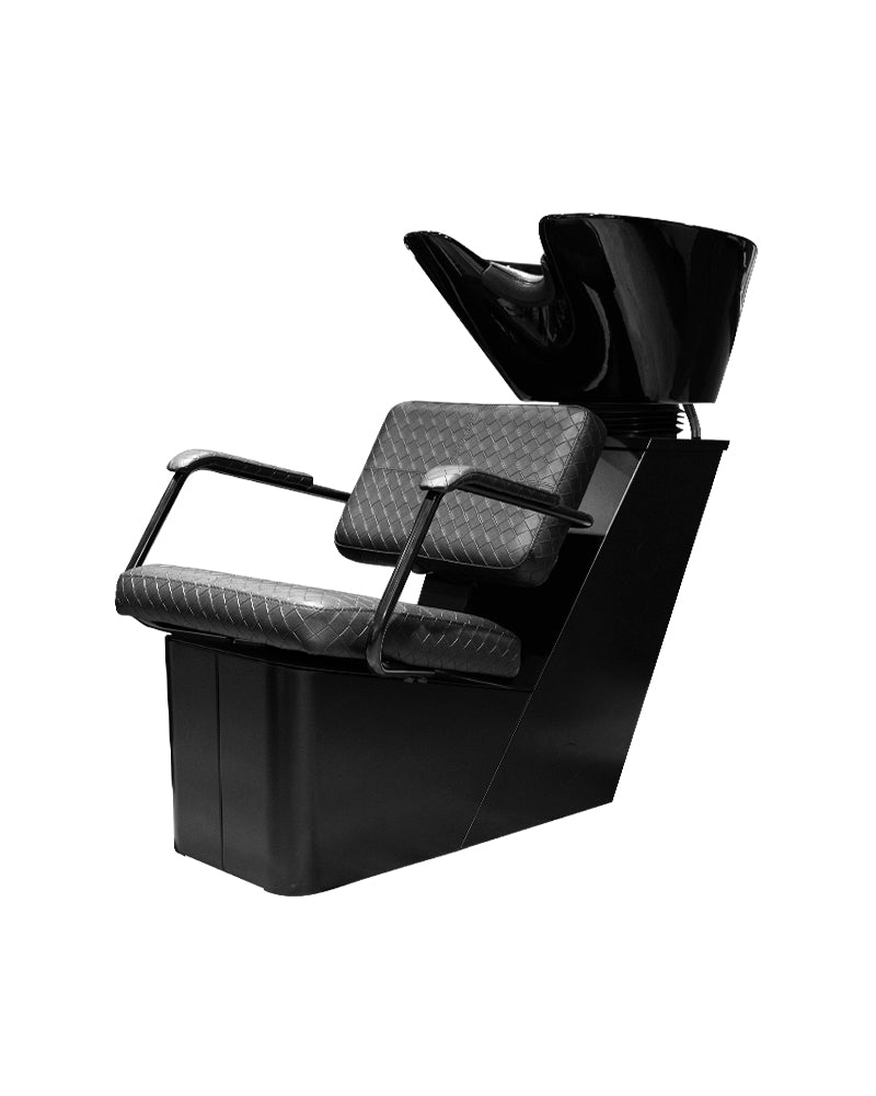 Shiki - Textured black washing unit with black basin