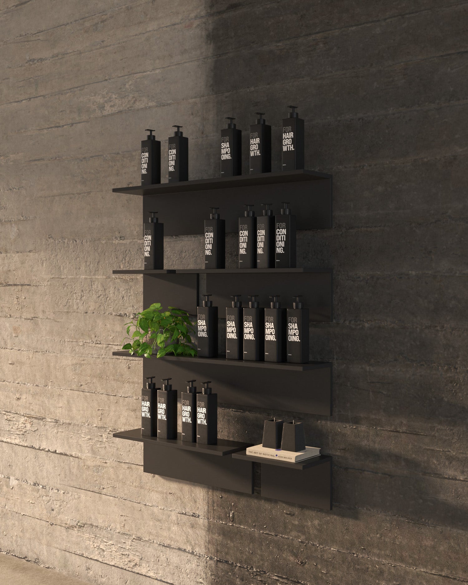 Display - Black shelf - 61cm