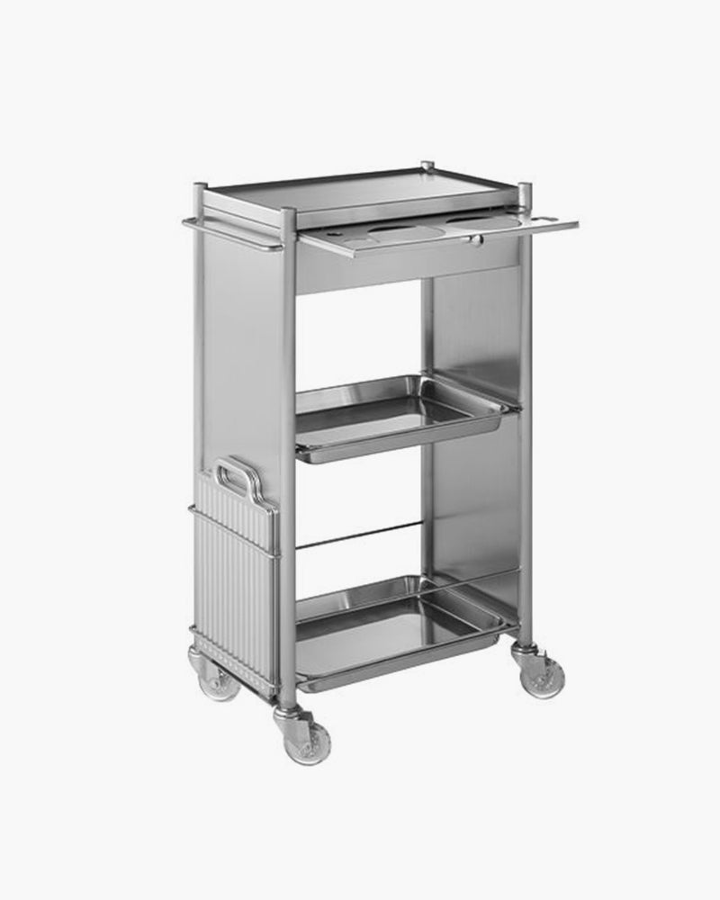 D-Galley - Aluminimum rolling table - With drawer