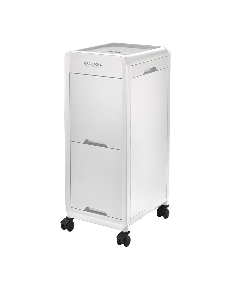 eNOBILE - White lockable trolley